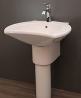 Wash Basin - Caicos - Back to Wall