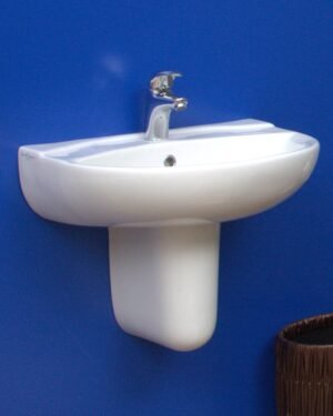 Salwa Onda - Wash Basin (Semi Pedestal)